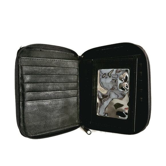 Genuine Leather Women's Pebbled Leather Wallets 2-Piece Lot - Picture 4 of 8